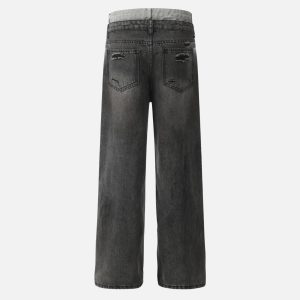 Concert Outfit Camouflage Sagging Jeans