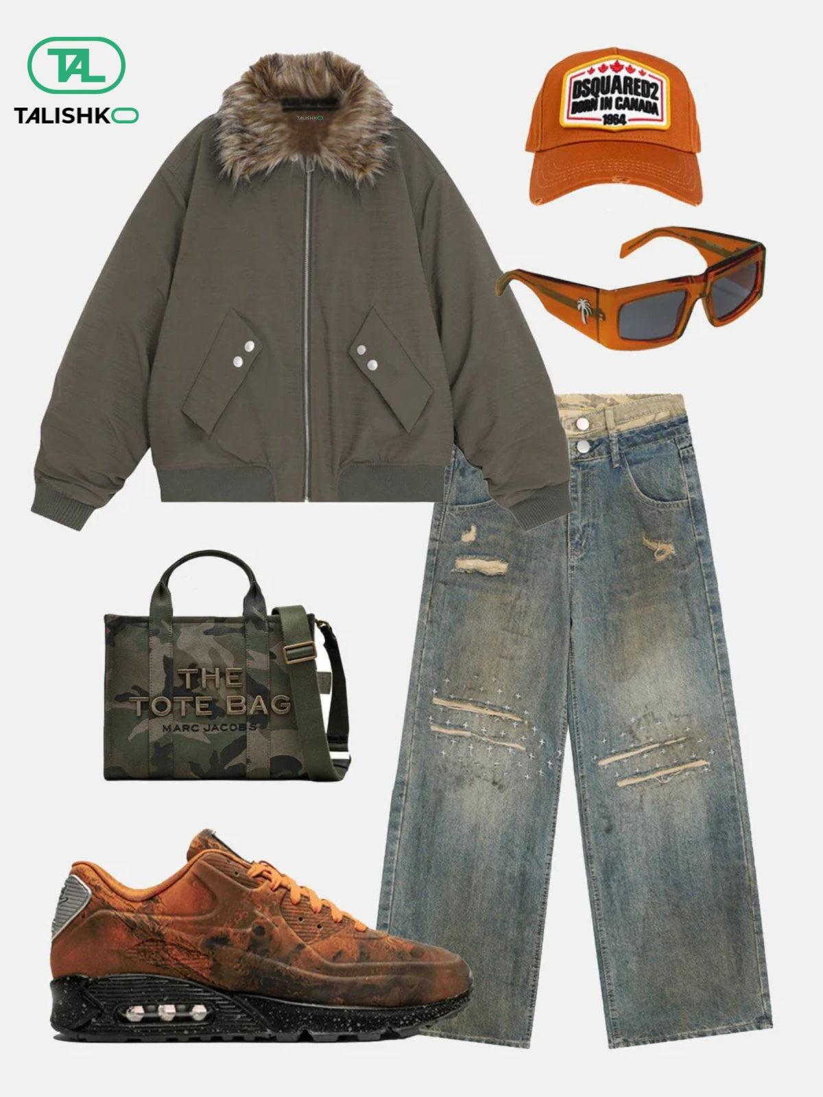 Concert Outfit Camouflage Sagging Jeans Concert Outfit Camouflage Sagging Jeans