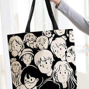 Concert Outfit Cartoon Character Print Bag