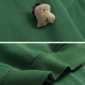 Concert Outfit Cartoon Dinosaur Hoodie