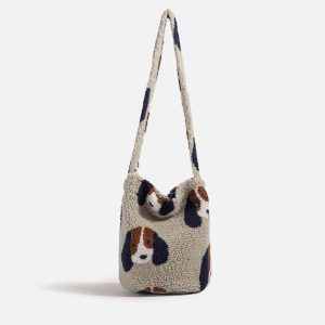 Concert Outfit Cartoon Dog Plush Bag