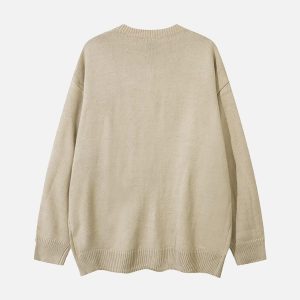 Concert Outfit Cartoon Pets Knitted Cardigan