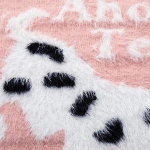 Concert Outfit Cartoon Spotted Puppy Sweater