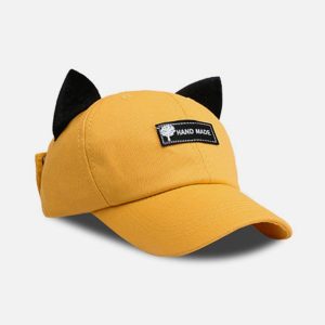 Concert Outfit Cat Ears Aviator Glasses Baseball Hat