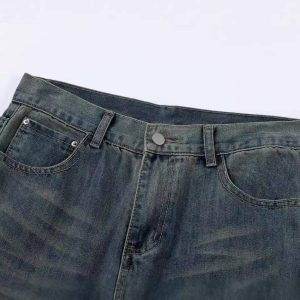 Concert Outfit Cat Graffiti Print Jeans