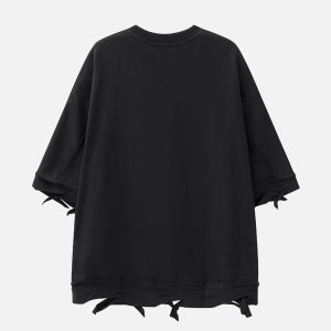 Concert Outfit Chain Decorated Oversized T-Shirt