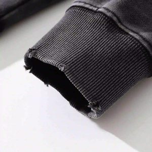 Concert Outfit Character Portrait Old Hip-Hop Loose Worn Hoodie