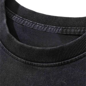 Concert Outfit Character Printed Washed & Aged T-Shirt