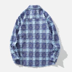 Concert Outfit Check Raw Long-Sleeved Shirt