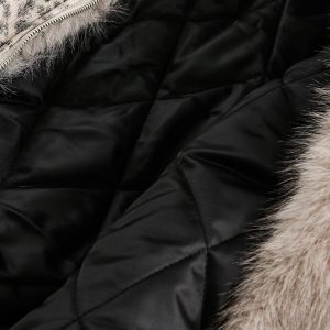 Concert Outfit Cheetah Print Mink Fur Hooded Jacket