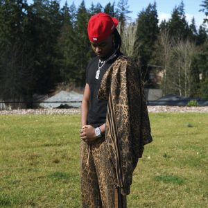 Concert Outfit Cheetah Print Suede Track Jacket