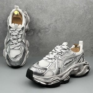 Concert Outfit Chunky Sole Breathable Running Sneakers