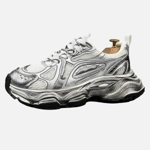 Concert Outfit Chunky Sole Breathable Running Sneakers