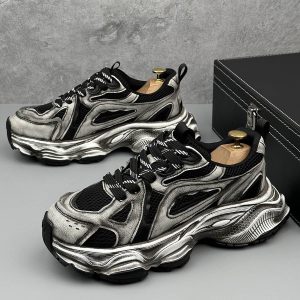 Concert Outfit Chunky Sole Breathable Running Sneakers