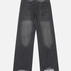 Concert Outfit Circle Cut-Out Jeans