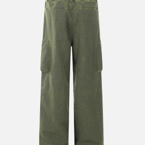 Concert Outfit Classic Multi-Pocket Cargo Pants