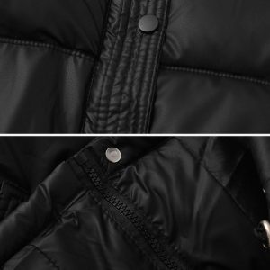 Concert Outfit Classic Stand Collar Puffer Coat