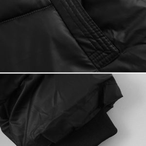 Concert Outfit Classic Stand Collar Puffer Coat