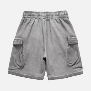 Concert Outfit Classic Velour Cargo Shorts