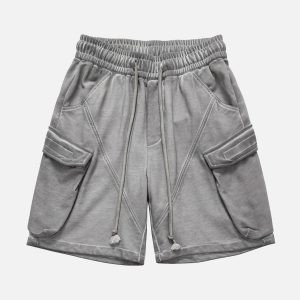 Concert Outfit Classic Velour Cargo Shorts