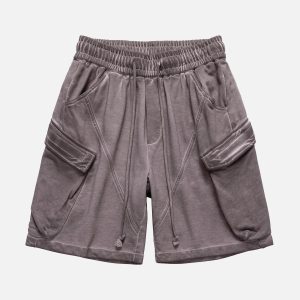 Concert Outfit Classic Velour Cargo Shorts