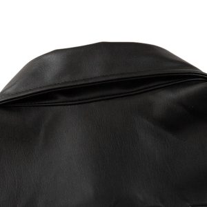 Concert Outfit Cleanfit Short-Sleeve PU Leather Shirt