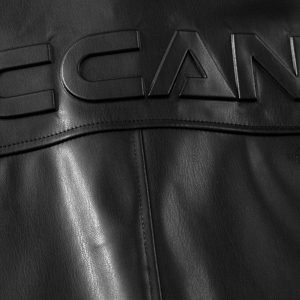 Concert Outfit Cleanfit Short-Sleeve PU Leather Shirt