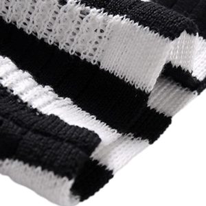 Concert Outfit Cleanfit Striped Knit Cardigan Shirt