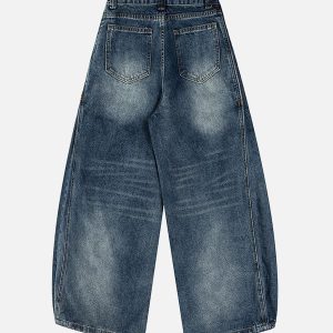 Concert Outfit Cleanfit Washed Barrel Jeans