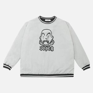 Concert Outfit Clown Print Sweatshirt