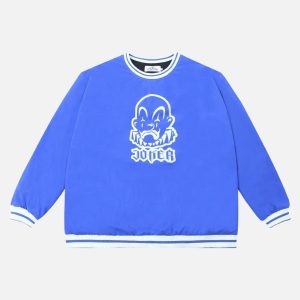 Concert Outfit Clown Print Sweatshirt