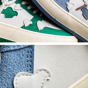 Concert Outfit Color Contrast Heart Design Casual Shoes