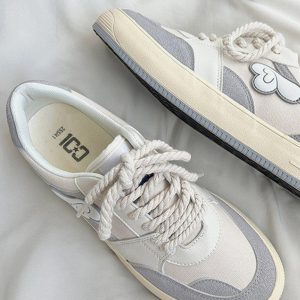 Concert Outfit Colorblock Canvas Wings Graphic Casual Shoes