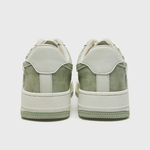 Concert Outfit Colorblock Cross Heart Casual Shoes