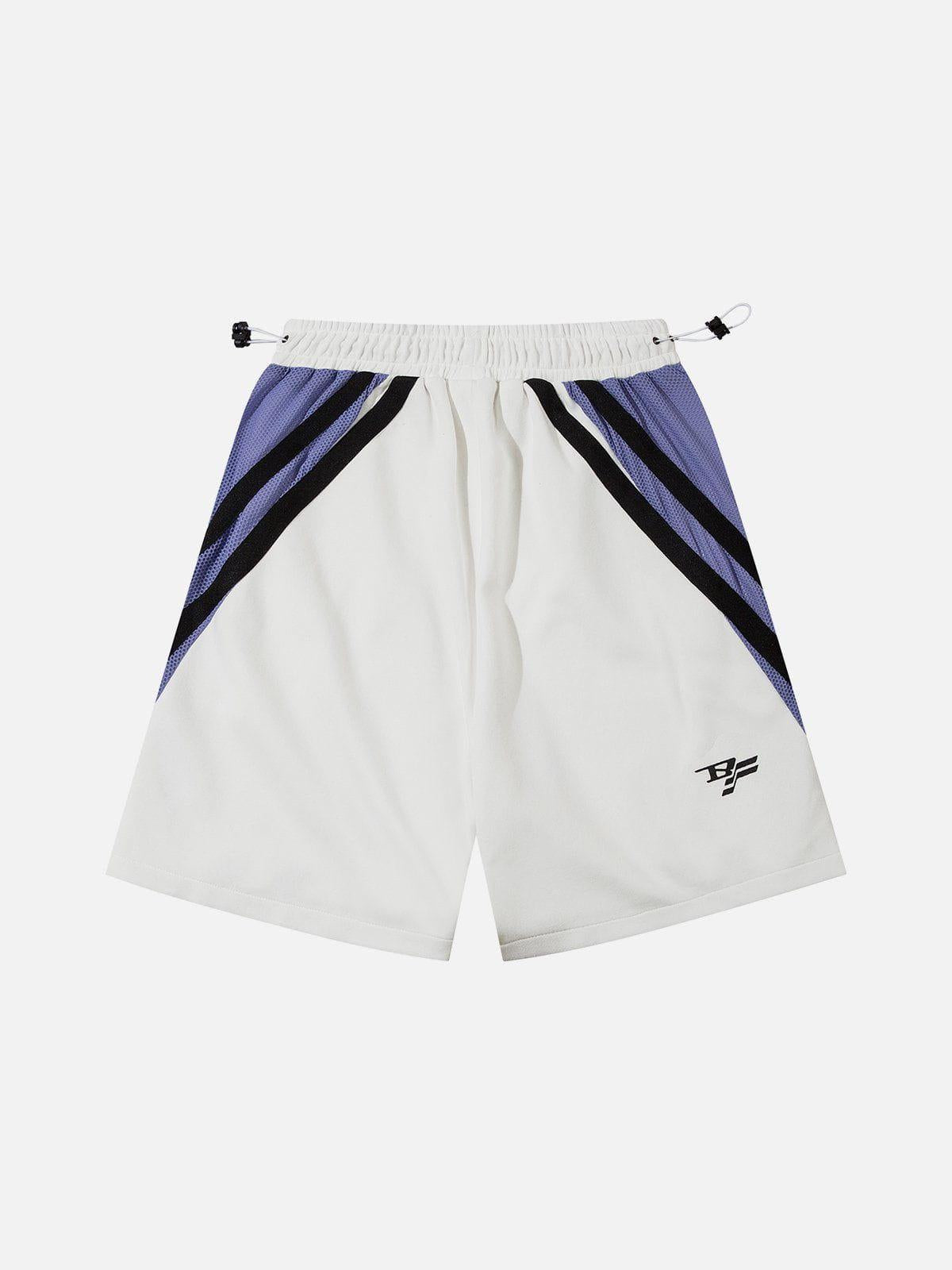 Concert Outfit Colorblock Stripes Shorts Concert Outfit Colorblock Stripes Shorts