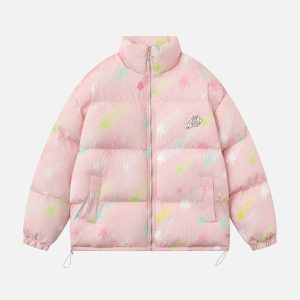 Concert Outfit Colorburst Cotton Coat