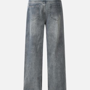 Concert Outfit Colorful Graffiti Jeans