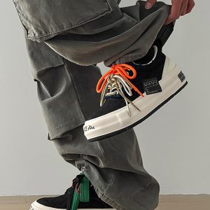 Concert Outfit Colorful Lace-Up Sneakers