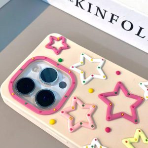 Concert Outfit Colourful Star Phone Case