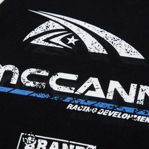 Concert Outfit Contrast Color Motorcycle Print T-Shirt