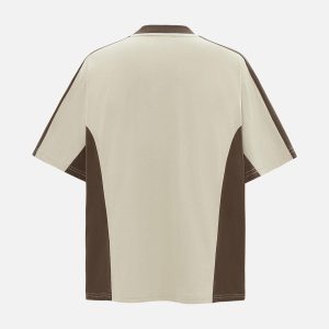Concert Outfit Contrast Color Short Sleeve T-Shirt