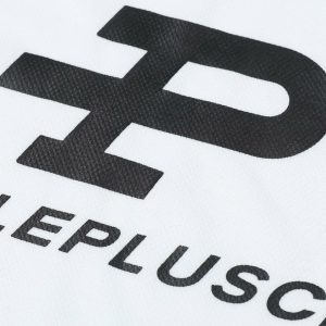 Concert Outfit Contrast Color Sporty V-Neck Jersey T-Shirt