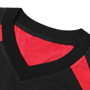 Concert Outfit Contrast Color Sporty V-Neck Jersey T-Shirt