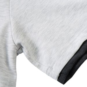 Concert Outfit Contrast Color Stitching Faux Two-Piece T-Shirt