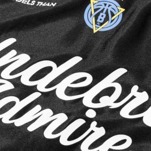 Concert Outfit Contrast Stitching Letter Jersey T-Shirt