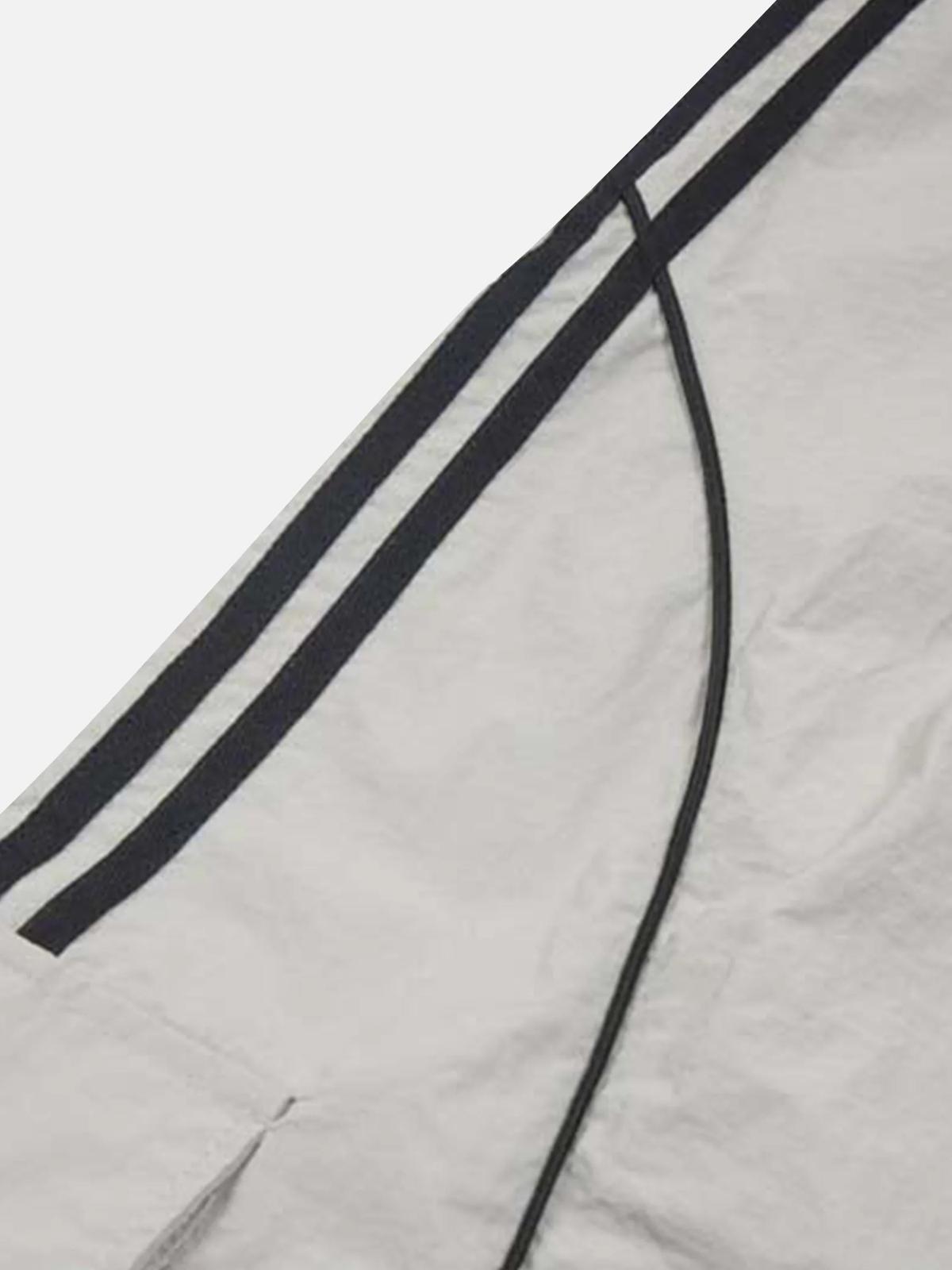 Concert Outfit Contrast Striped Drawstring Sweatpants Concert Outfit Contrast Striped Drawstring Sweatpants