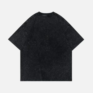 Concert Outfit Crack Letter Print Tee