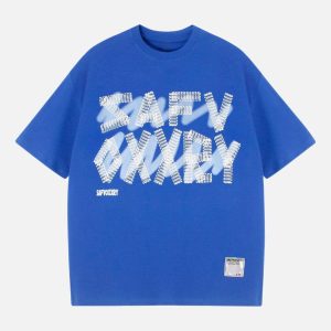 Concert Outfit Creative Alphabet Printed T-Shirt