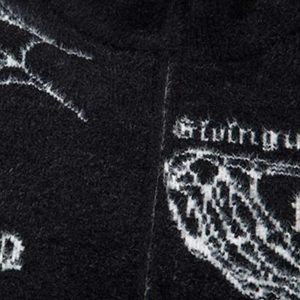 Concert Outfit Cross Heart Butterfly Jacquard Cardigan