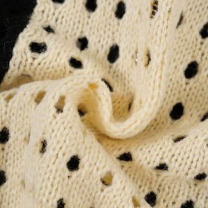 Concert Outfit Cross Jacquard Full Zipper Hooded Jacket